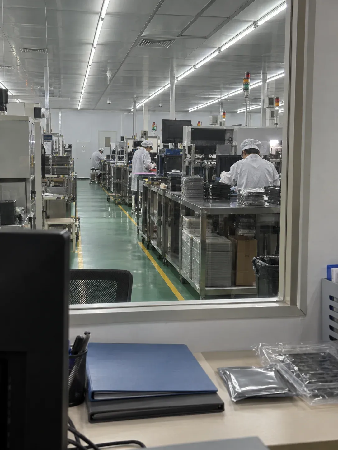 AI-generated office and workshop illustration; not an actual factory photograph, purchase order or supplier comparison record