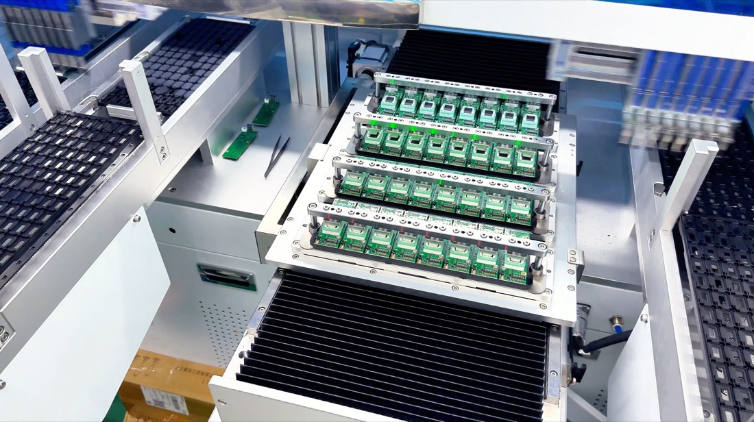 Module assembly and burn-in